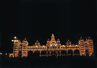 Mysore Palace night view